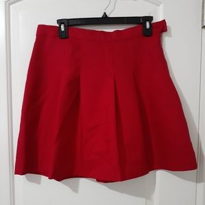 American Apparel knee length box pleat skirt